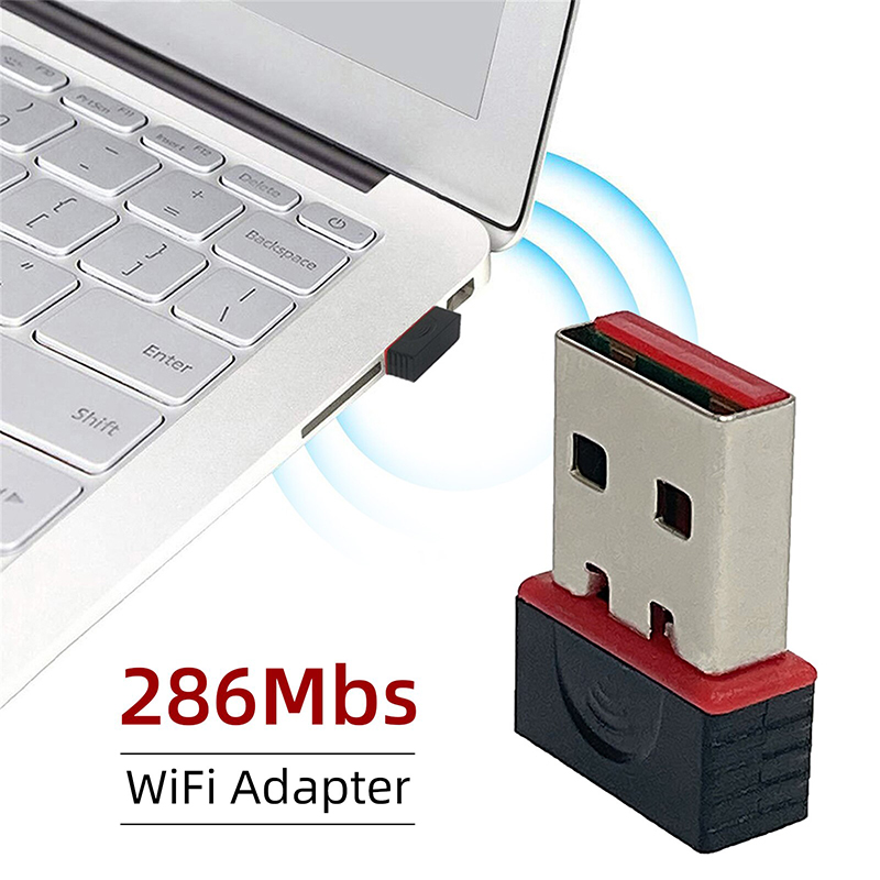 Gigabit Network Card - 2,4 GHz Wireless Mini USB WiFi