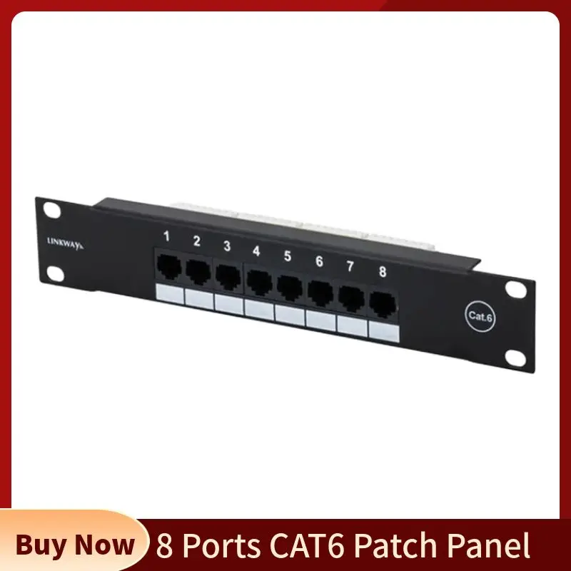 Patch Panel Cat6 - Netzwerk adapter 8 Port Cat6 Patch