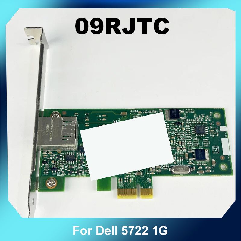 Gigabit Network Card - 09RJTC Gigabit-Einzelport-PCIe-Netzwerkkarte in voller Höhe für