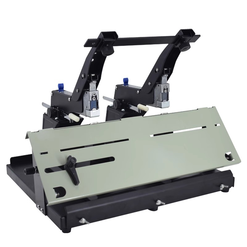 Electric Stapler Heavy - Doppelkopf-Desktop-Heftgerät für Flach-/Sattelheftung für Büro und