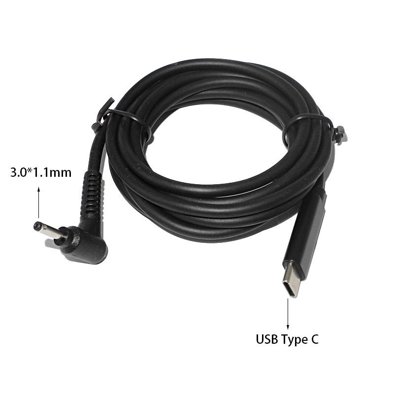 Cable Lock Laptop - USB Typ C zu DC 3,0x1,1mm