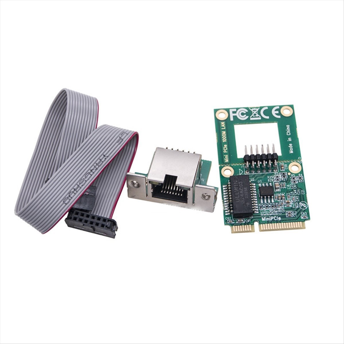 Gigabit Network Card - HAPPY DIAN! Mini PCIE Gigabit-Netzwerkkarte Gigabit-Ethernet-Netzwerkkarte