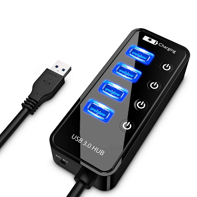 Cable Lock Laptop - USB HUB 3.0 4 7-Port Smartphone
