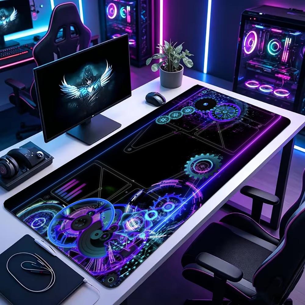 Office Tech Desk - Tech Gear Circuit Große Schreibtischunterlage Mauspad