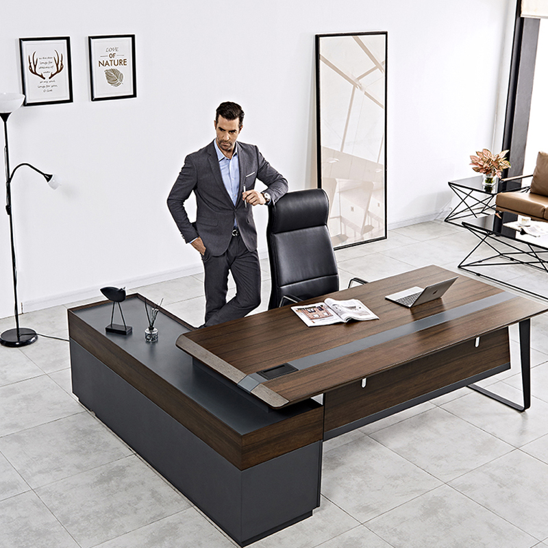 Office Tech Desk - Moderner Luxus-Büroschreibtisch aus Holz, Arbeitsplatz-Tisch-Designs, Ceo-Chef,