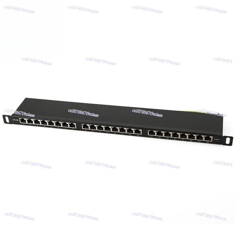Patch Panel Cat6 - 0,5 HE Patchpanel Cat5e abgeschirmtes Patchpanel