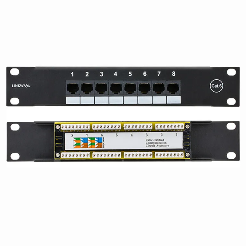 Netzwerk adapter 8 Port Cat6 P – Patch Panel Cat6 Bewertung und Preis