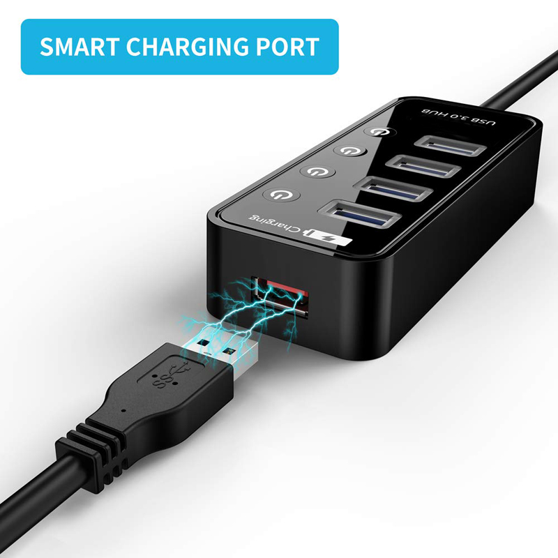 USB HUB 3.0 4 7-Port Smartphon – Cable Lock Laptop Bewertung und Preis
