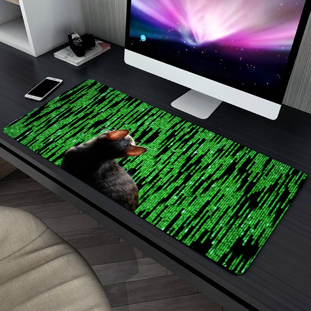 Tech Matrix Code Cat Art große – Office Tech Desk Bewertung und Preis