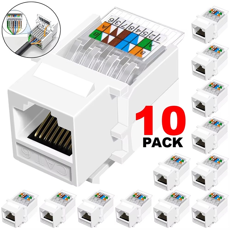 10 Stück Cat6 RJ45 Netzwerkmod – Patch Panel Cat6 Bewertung und Preis