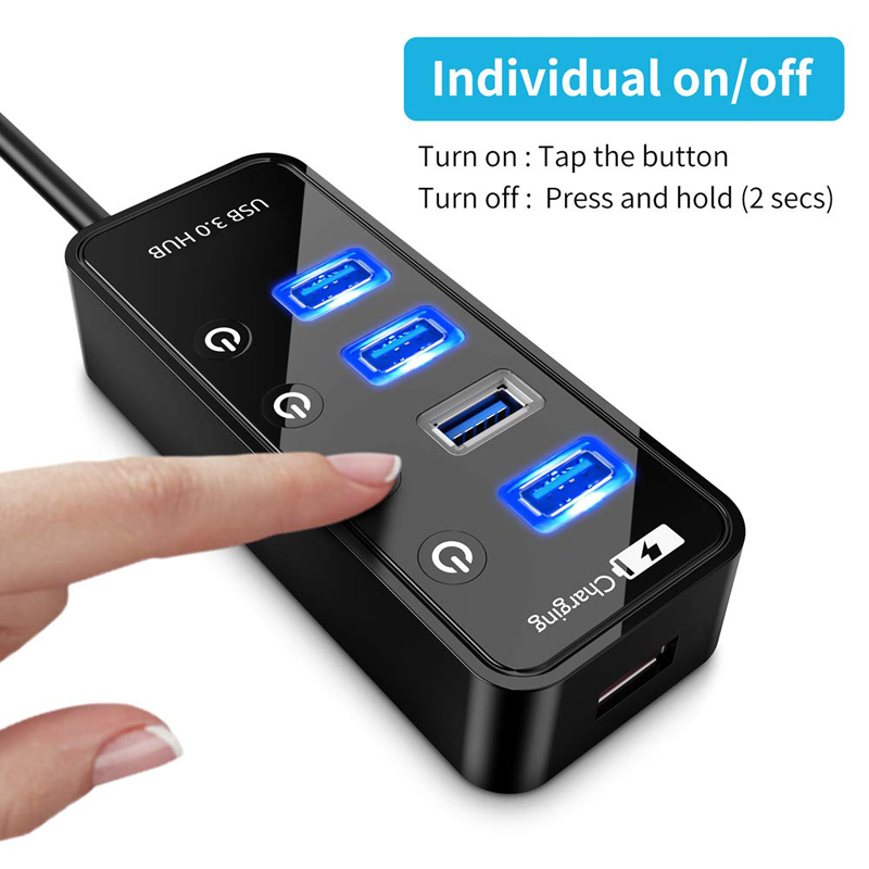 USB HUB 3.0 4 7-Port Smartphon – Cable Lock Laptop Bewertung und Preis