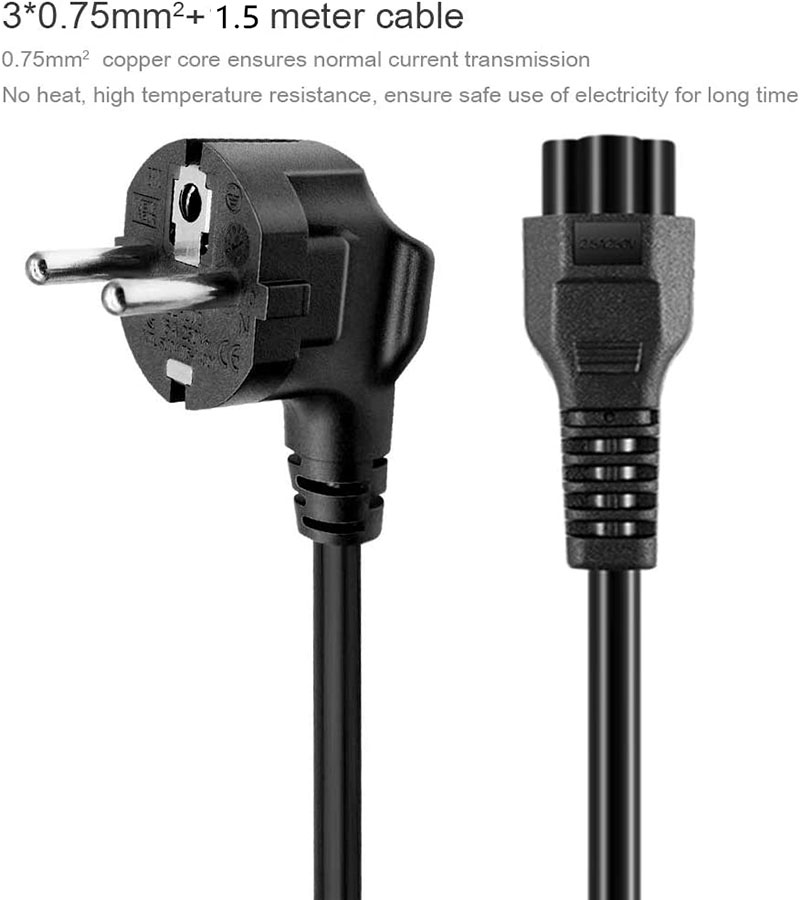 1,5 m EU Universal Laptop 3-Pi – Cable Lock Laptop Bewertung und Preis