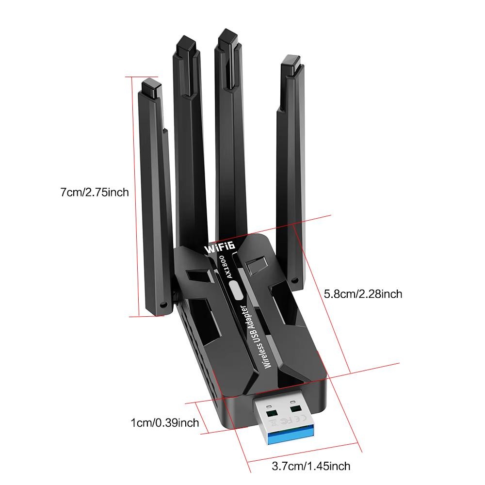 WiFi 6 USB 3.0 Adapter 1800 Mb – Gigabit Network Card Bewertung und Preis