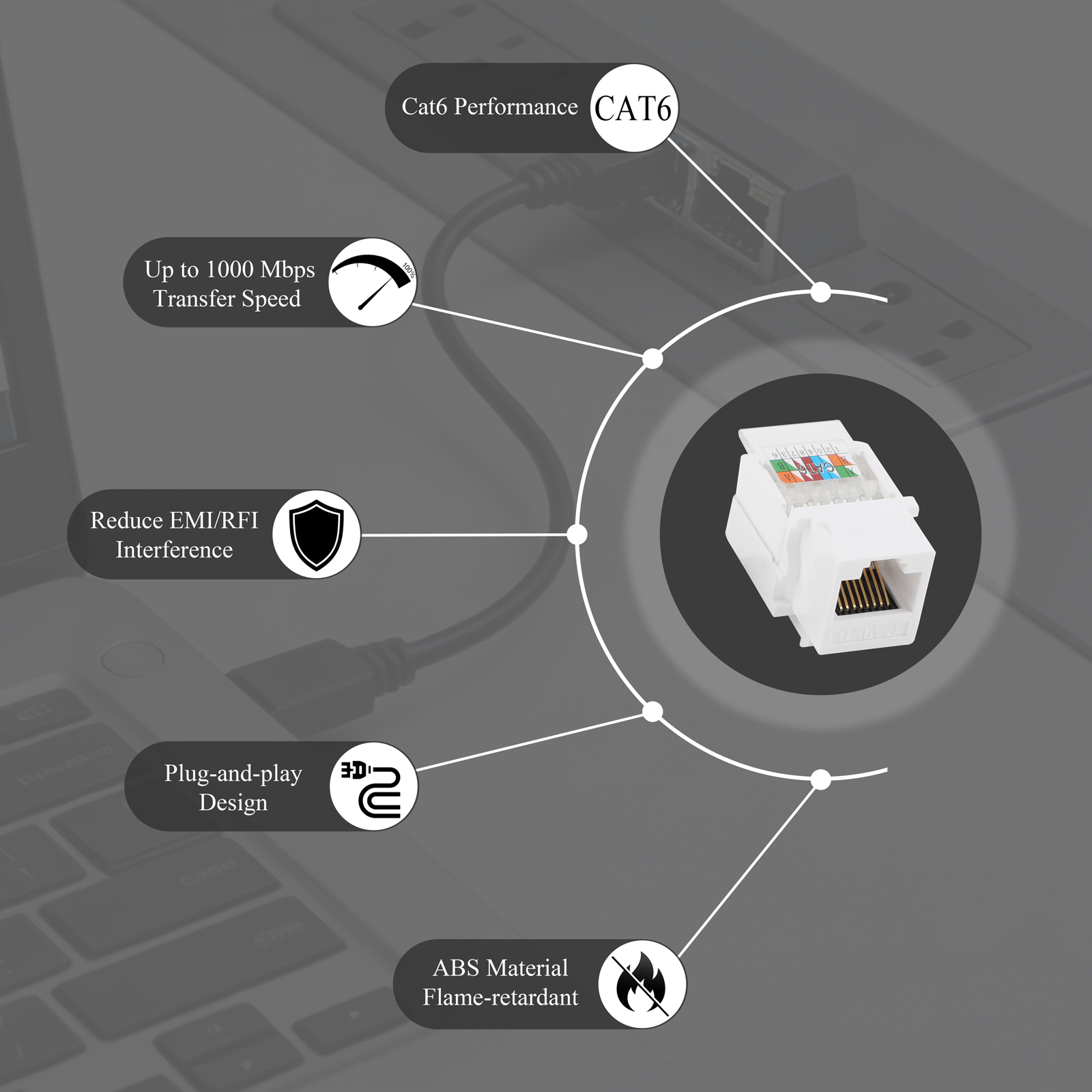 10 Stück werkzeuglose CAT6 RJ4 – Patch Panel Cat6 Bewertung und Preis