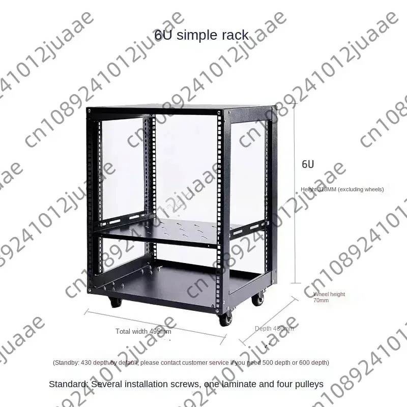 18U einfacher offener Netzwerk – Server Rack Shelf Bewertung und Preis