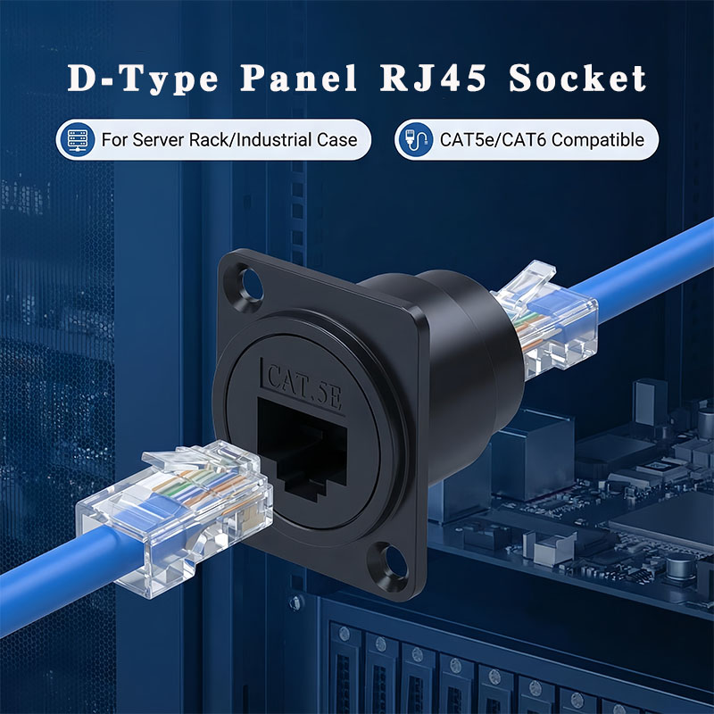 D-Typ Einbau-RJ45-Buchse CAT5e – Patch Panel Cat6 Bewertung und Preis
