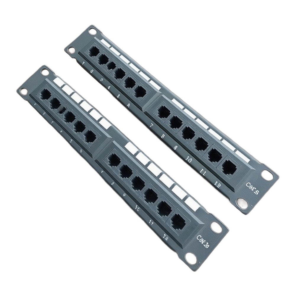 12-Port Wandmontiertes Patchpa – Patch Panel Cat6 Bewertung und Preis