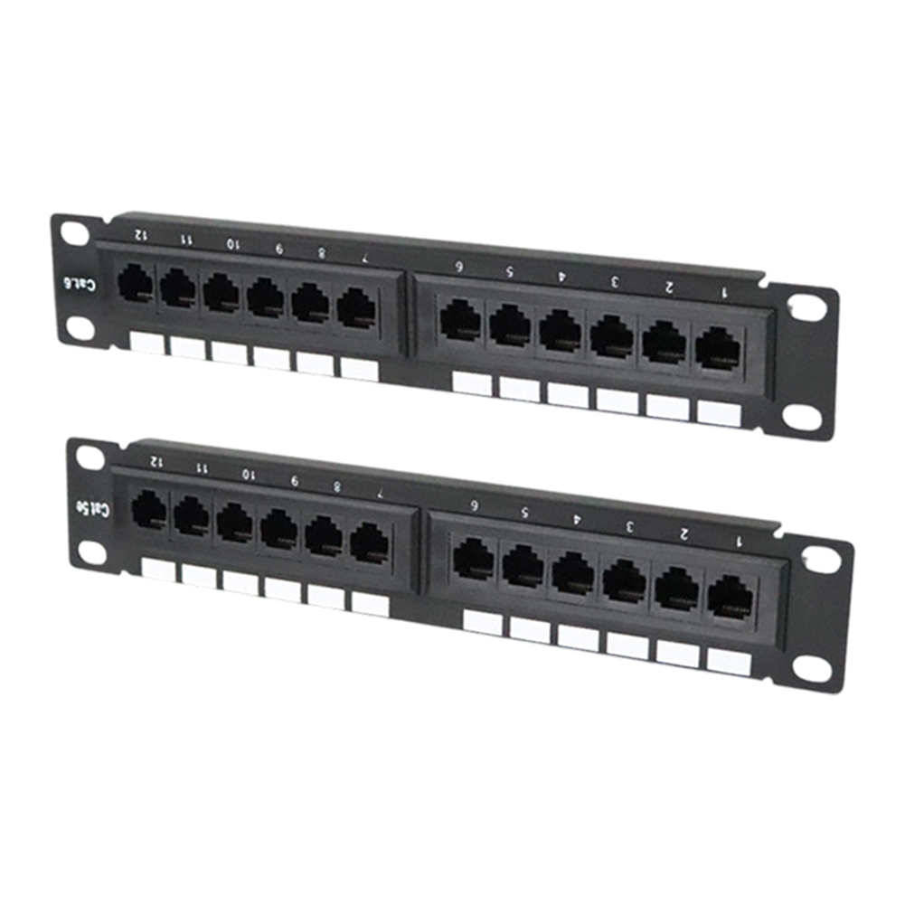 12-Port Wandmontiertes Patchpa – Patch Panel Cat6 Bewertung und Preis