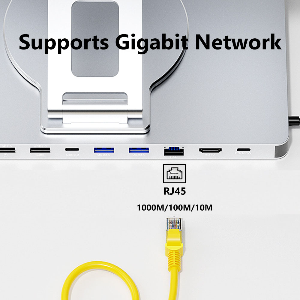 KEBIDUMEI 10-in-1 Laptop-Halte – Gigabit Network Card Bewertung und Preis